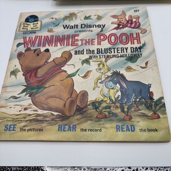 VTG Mixed Lot of 5 Walt Disney Read Along Books And Records 33 1/3 RPM-Flaws - Picture 4 of 16